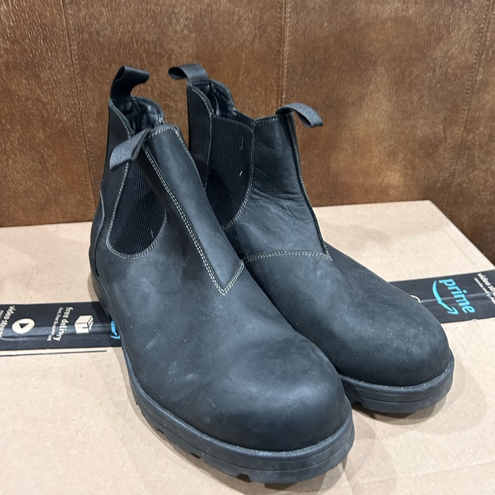 Steve Madden Builder Chelsea Boot, Size 13 M - Black